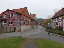 Everode, Fachwerkh�user an der Hauptstra�e (17.04.2025)