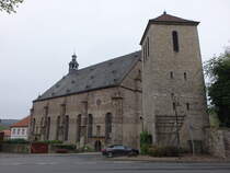 Lamspringe, evangelische Klosterkirche St. Hadrian, erbaut von 1685 bis 1693 (17.04.2025)