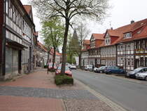 Lamspringe, Fachwerkhuser in der Hauptstrae (17.04.2025)