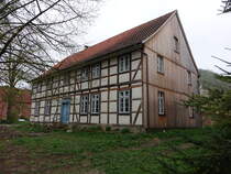 Langenholzen, historisches Fachwerkhaus in der Kirchtor Strae (17.04.2025)