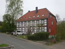 Winzenburg, Fachwerkhaus in der Lamspringer Stra�e (17.04.2025)