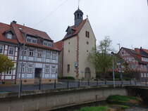 Bad Salzdetfurth, evangelische St. Georg Kirche, erbaut 1695 (18.04.2025)