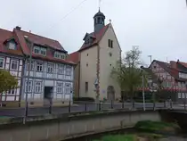 Bad Salzdetfurth, evangelische St. Georg Kirche, erbaut 1695 (18.04.2025)