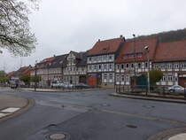 Bad Salzdetfurth, Fachwerkhuser in der Salzpfnnerstrae (18.04.2025)