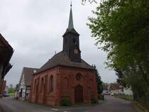 Brockensen, evangelische Dorfkirche, erbaut um 1900 (18.04.2025)