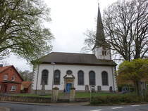 Brunkensen, evangelische St. Martin Kirche, erbaut 1720 (18.04.2025)