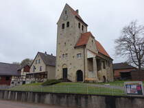 Coppengrave, evangelische St. Franziskus Kirche, erbaut 1909 (18.04.2025)