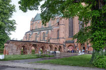 Das Doberaner Mnster - Zwischenwand des Ostflgels der Klausur, vom frhen 13. Jahrhundert. Aufnahme: 7. Juni 2025.