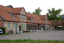 Hof der Klosteranlage in BAd Doberan in Mecklenburg. Aufnahme: 7. Juni 2025.