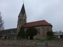 Detfurth, Pfarrkirche St. Gallus, erbaut von 1772 bis 1779 (18.04.2025)