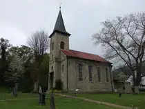 Eimsen, evangelische St. Pankratius Kirche, erbaut 1857 (18.04.2025)