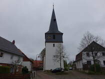 Eitzum, evangelische St. Martini Kapelle, erbaut im 15. Jahrhundert (18.04.2025)