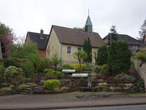 Flziehausen, evangelische Johanniskapelle, erbaut 1961 (18.04.2025)