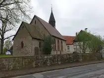 Frenke, evangelische St. Johannis Kirche, erbaut ab 1288 (18.04.2025)