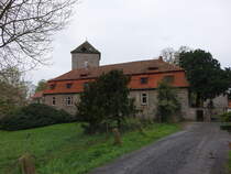 Hagenohsen, Burg Ohsen, erbaut um 1200 von den Grafen von Everstein (18.04.2025)