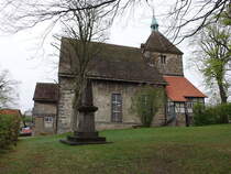 Salzhemmendorf, evangelische St. Margaretha Kirche, erbaut 1427 (18.04.2025)