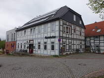 Salzhemmendorf, historischer Ratskeller in der Marktstrae (18.04.2025)