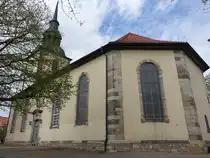 Elze, evangelische St. Petrus und Paulus Kirche, erbaut von 1744 bis 1749 (19.04.2025)
