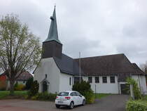 Giesen, Pfarrkirche St. Martin, erbaut von 1971 bis 1972 (19.04.2025)