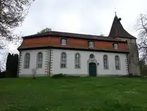 Jeinsen, evangelische St. Georg Kirche, erbaut von 1779 bis 1780 (19.04.2025)