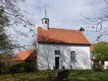 Lbbrechtsen, Kapelle mit Dachreiter, erbaut 1617 (19.04.2025)