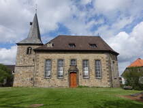 Mehle, evangelische St. Urbanus Kirche, erbaut von 1773 bis 1774 (19.04.2025)