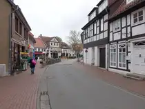 Sarstedt, Fachwerkh�user in der Steinstra�e (19.04.2025)