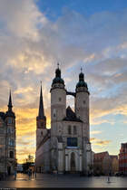 Trme unterm Abendrot: Marktkirche Unser Lieben Frauen in Halle (Saale).

🕓 28.9.2024 | 18:39 Uhr