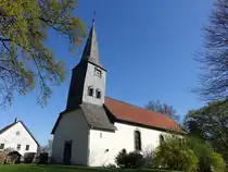 Hary, evangelische St. Katharinen Kirche, erbaut 1753 (20.04.2025)