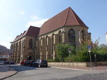 Hildesheim, Paulinerkirche in der Neue Strae, ehemalige Dominikaner-Klosterkirche, erbaut bis 1428 (20.04.2025)