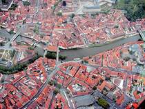 Luftaufnahme von Bamberg-Mitte - Sommer 2002