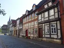 Hildesheim, Fachwerkh�user in der Br�hl Stra�e (20.04.2025)
