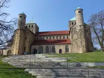 Hildesheim, evangelische St. Michaelis Kirche, erbaut ab 1010 (20.04.2025)