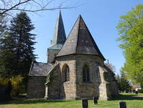 Nettlingen, romanische St. Marien Kirche, erbaut im 11. Jahrhundert (20.04.2025)