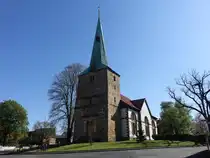 Schlewecke, evangelische St. Marien Kirche, erbaut von 1822 bis 1838 (20.04.2025)