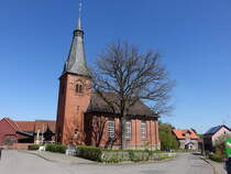 Sillium, evangelische St. Matthus Kirche, erbaut 1883 (20.04.2025)