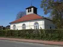 Sottrum, Pfarrkirche St. Andreas, erbaut 1817 nach einem Entwurf von Georg Ludwig Friedrich Laves (20.04.2025)