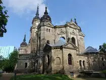 Dresden-Johannstadt, Ruine der Trinitatiskirche, erbaut von 1891 bis 1894 (05.06.2025)