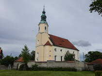 Eibau, evangelische Kirche, erbaut von 1704 bis 1707 (05.06.2025)
