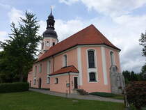 Goldbach, evangelische St. Marien Kirche, erbaut 1778 (05.06.2025)