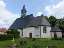 Seeligstadt, evangelische Martin Luther Kirche, erbaut von 1749 bis 1750 (05.06.2025)