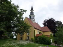 Berthelsdorf, evangelische Kirche, erbaut 1661 (06.06.2025)