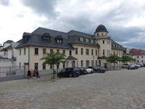 Wilthen, Verwaltungsgebude der Wilthener Weinbrennerei am St. Barbara Platz, erbaut 1910 (06.06.2025)