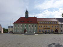 Elstra, Rathaus am Markt, erbaut 1717 (07.06.2025)