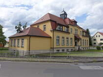 Gronaundorf, alte Schule, erbaut 1908 im Jugendstil, heute Ortsmuseum (07.06.2025)