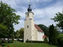 Oberlichtenau, evangelische St. Martin Kirche, erbaut 1742 (07.06.2025)
