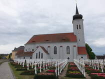 Ralbitz, St. Katharinen Kirche, erbaut von 1752 bis 1754 (07.06.2025)