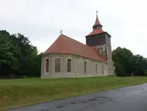Gro� Jehser, evangelische Kirche, Feldsteinkirche aus dem 15. Jahrhundert (08.06.2025)