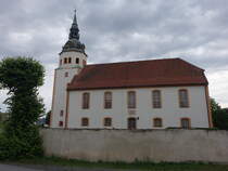Gro Srchen, evangelische Kirche, erbaut im 18. Jahrhundert (08.06.2025)