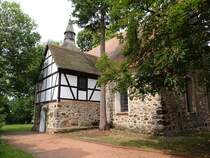 Kalkwitz, evangelische Kirche, erbaut im 15. Jahrhundert (08.06.2025)